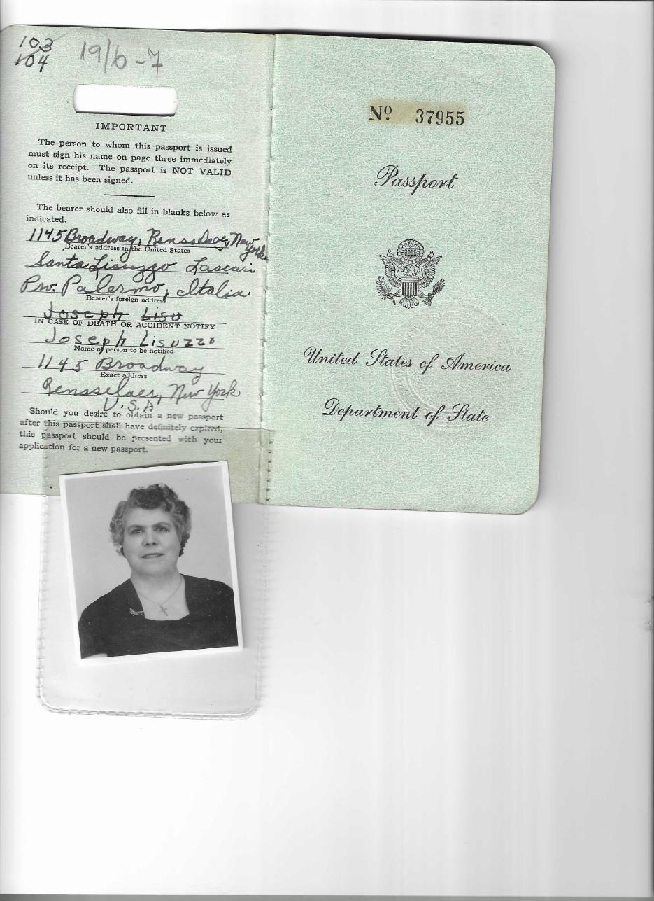 Santa's US passport, 1947: a trip home to Lascari with Nana (page 3)